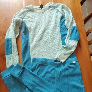 Helly Hansen Merino Wool Base Layer Set LIFA Ski size 14 years teen